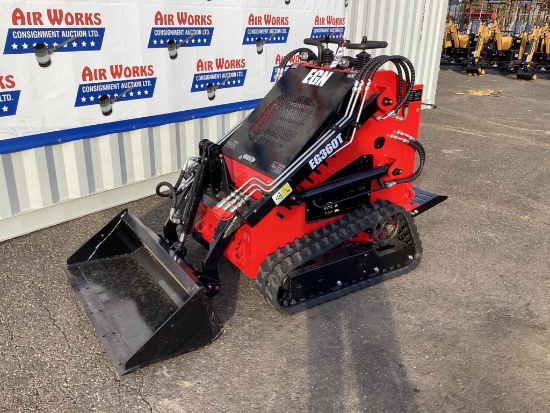 New Unused EGN Model EG360T Tracked Mini Skid Loader, 40" Bucket, Aux. Hydraulics, 13.5 Hp Engine