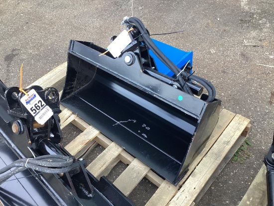 New Unused MIVA 32" Tilting Bucket Mini Excavator Attachment
