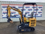 New Unused AGT Model MX12R Mini Excavator, 15 Hp Gas Engine, Digging Bucket, Dozer Blade,