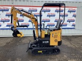 New Unused AGT Model H12R Mini Excavator, Gas Engine, 14