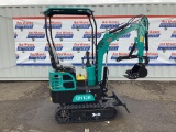 New Unused AGT Model QH12R Mini Excavator, Gas Engine, 14