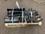 New Unused AGT Model 12EX-ATA Mini Excavator Attachment Set, 9 Attachments