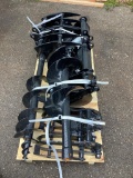 New Unused MIVA 9 Pc Mini Excavator Attachment Set