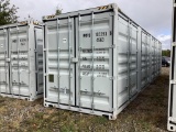 New 1 Trip 40' High Cube Multi Door Shipping Container, 1 Rear Door, 4 Side Doors