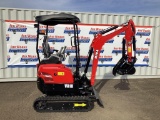 New Unused MIVA Model VA18 Mini Excavator, Kubota Diesel Engine, 16