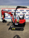 New Unused MIVA Model VA13E Mini Excavator, 13.5 Hp Gas Engine, Dozer Blade, 16