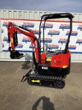 New Unused MIVA Model VA13 Mini Excavator, 13.5 Hp Gas Engine, Dozer Blade, 16