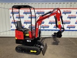 New Unused MIVA Model VA13 Mini Excavator, 13.5 Hp Gas Engine, Dozer Blade, 16