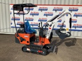 New Unused MIVA Model VA08 Mini Excavator, 13.5 Hp Gas Engine, Dozer Blade, 16