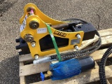 New Unused MIVA Model SB05 Hydraulic Breaker Mini Excavator Attachment