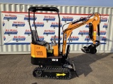 New Unused MIVA Model VA13 Mini Excavator, 13.5 Hp Gas Engine, Dozer Blade, 16
