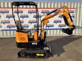 New Unused MIVA Model VA13 Mini Excavator, 13.5 Hp Gas Engine, Dozer Blade, 16