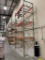 4 Section Pallet Racking/ 2 Sections42''x8' rails x16' 2 Sections 42'' rails x12'x16' .