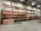 4 Section Pallet Racking 1 Section 42''x8' Rails x16' High 3 Section 42''x12' rails x16' High .