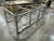 Metal Material Stand 47''x8' Long x33'' High .