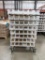 U-Line Storage organizers with Metal Carts with Casters .