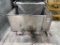 Stainless Dump Hopper with Drain .