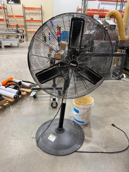 Central machine 30" Pedestal Floor Fan 120 Volt 1 Ph