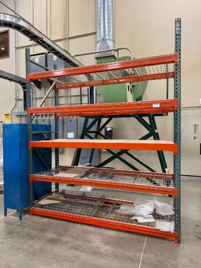 1 Section Pallet Racking 36'' Widex8' Rails x10' High .