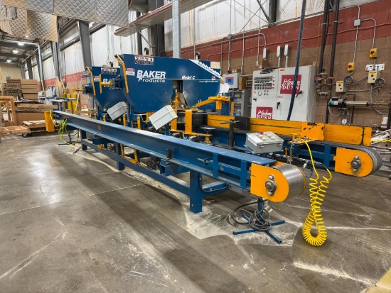 2017 Baker BBR-O-C 2 Head Resaw with Return Conveyer 230/460 Volt 3 Ph