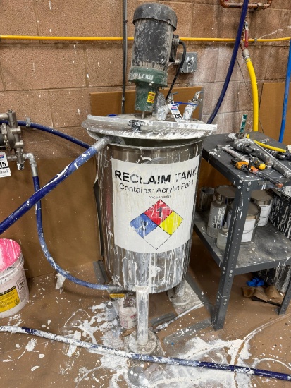 Stainless Reclaim Tank with Mixer