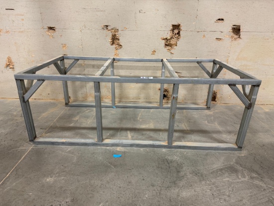 Metal Material Stand 47'' x8' Long x33'' High .