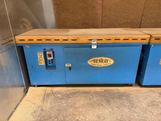 Denray 2872 Down Draft Table 115/220V 1Ph SN 471969