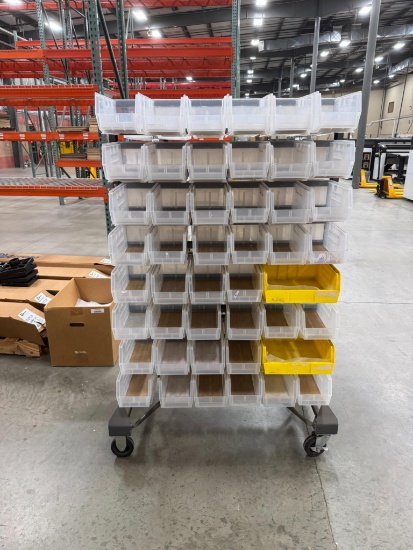 Global U-Line Storage organizers with Metal Carts with Casters .