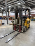 2010 Yale ERC08HHN48TE088 Electric Forklift, 3 Stage Mast, 7500 Lbs Capacity, 10,720 Hrs.