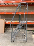 Cotterman 2-May Rolling Warehouse Ladder, 4 Step .