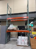 1 Section Pallet Rack 42''x8' Rails x 16' High.