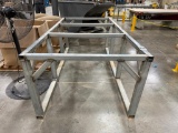 Metal Material Stand 47'' x8' Long x33'' High .
