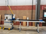 2004 Omga V235 Double Bevel Saw With Infeed - Outfeed 460 Volt 3 Ph SN 4.653