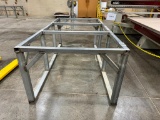Metal Material Stand 47'' x8' Long x33'' High .