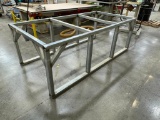 Metal Material Stand 47''x8' Long x33'' High .