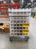 Global U-Line Storage organizers with Metal Carts with Casters .