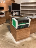 2021 Gravotech LS100 Laser Engraver With cabinet and Computer