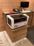 2011 Gravgraph LS100 Laser Engraver With Cabinet and Computer
