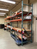 3 Section Pallet Racking 36''x8' Railsx10' High .