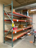 2 Section Pallet Racking36''x8' Railsx10'High .