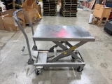 Haulmaster Hydraulic Lift Cart, 1200 Lbs, Cap.