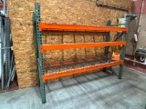 1 Section Pallet Racking 30'' Deep x 8' Rails x 66'' High.