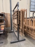 Steel Storage Rack And Contents 6'wide x100'' High .