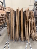 Steel Storage Rack and Contents 5' High x103'' Long .