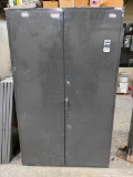 U -Line Metal Storage Cabinet Loaded with Graco Spray Gun Parts 24''x48''x78'' .