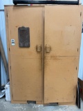 Wooden Storage Cabinet 26''Deep x5' Wide x 7' High.