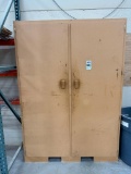 wooden Storage Cabinet 18'' Deep x5' Wide x 7' High.