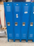 Global 3 Unit Metal Locker .