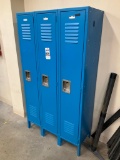 Global 3 Section Locker Units .