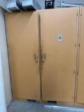 Wooden Storage Cabinet 19'' Deep x5' Wide x 7' High .